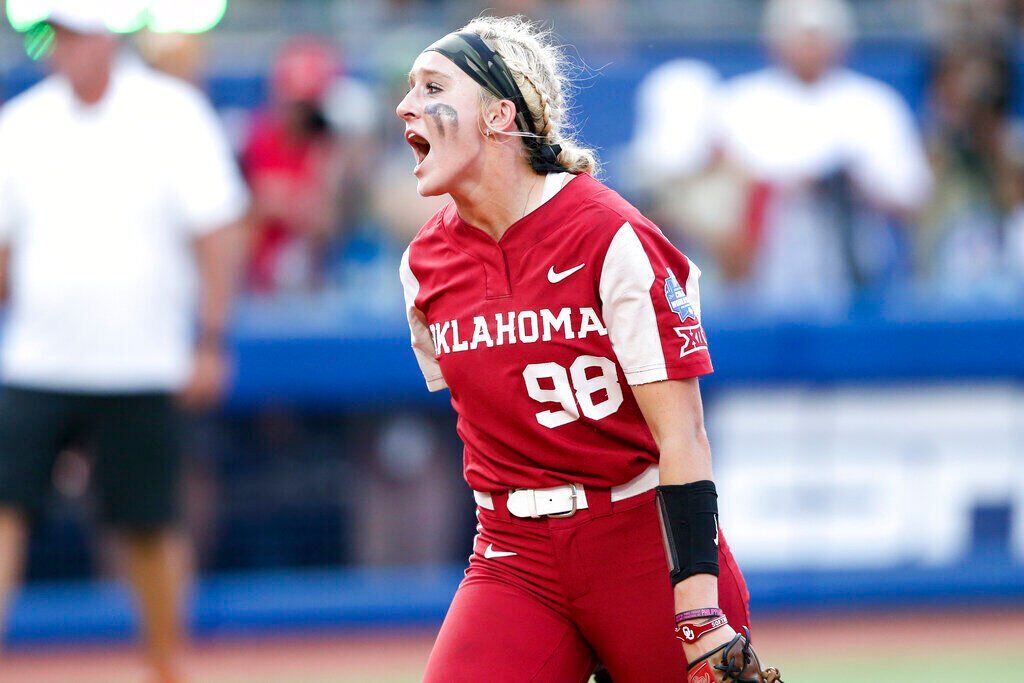 WCWS Texas Oklahoma Softball
